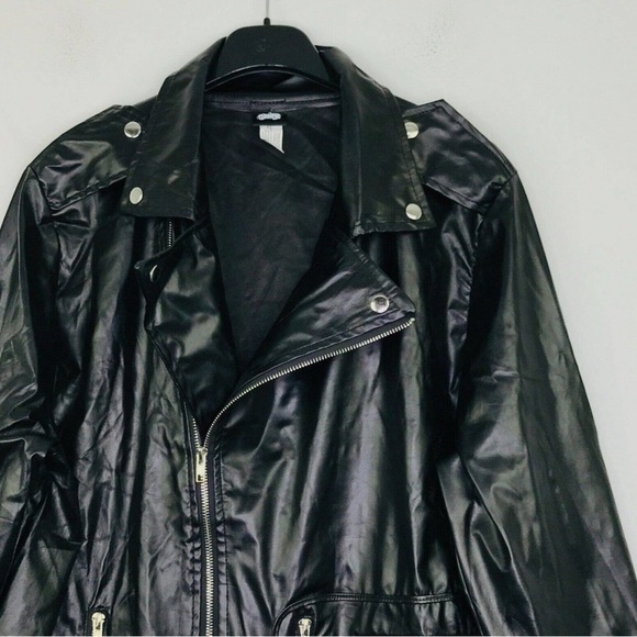 T-Birds Grease Faux Leather jacket XL Costume. C - Picture 4 of 5